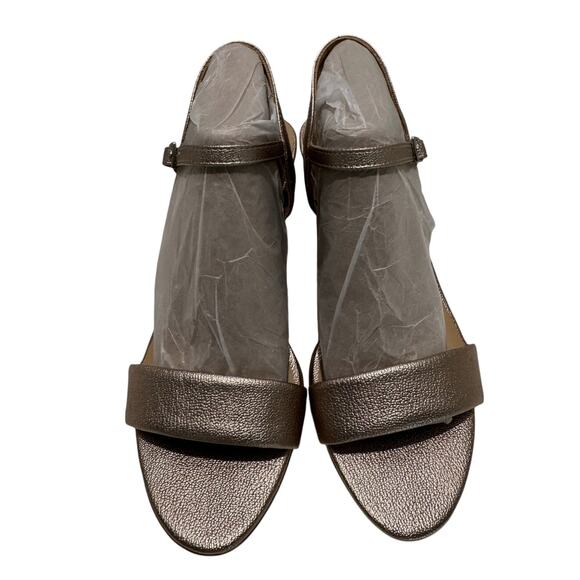 NATURALIZER NIB $120 Bristol Dress Sandal Gold Size 9.5W - Picture 3 of 10